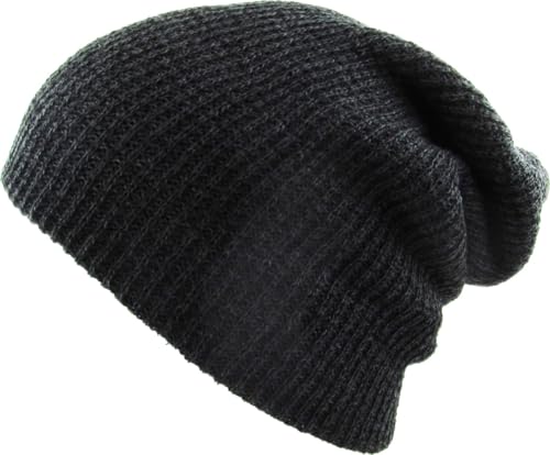 KBETHOS Comfortable Soft Slouchy Beanie Collection Cotton Knit Acrylic Winter Warm Ski Baggy Hat Unisex Various Styles