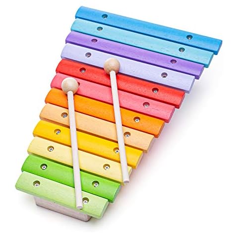 Bigjigs Toys Wooden Snazzy Xylophone - Musical Instruments for Kids Cover