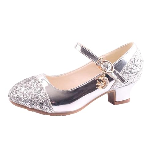 girls sandal size 12 Heels Girls Single Shoes Dress Shoes Performance Shoes Children Crystal Shoes