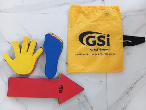 Image of GSi Spot Markers - Non-Slip Non-Toxic Poly Spots - Floor Markers for PE, Sports & Classroom Activities