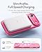 ESR for iPhone Air Case, Camera Control, Compatible with MagSafe, Shockproof Military-Grade Protection, Magnetic Phone Case for iPhone 17 Air Case, Frosted Pink