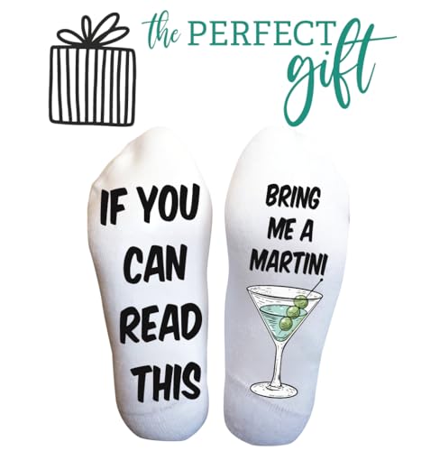 Funny Socks For Men and Women, Bring me a Martini, Men's Fun Cocktail Drinks, Socks For Him4