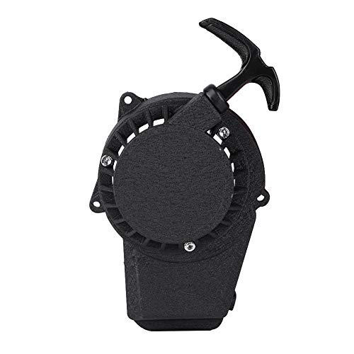 Démarreur à traction 49cc noir pour mini véhicule tout-terrain et pocket bike 2 temps
