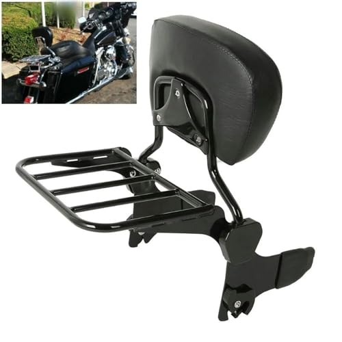 Sissy bar Harley Road King avec rack de transport pour modèle FLHT FLHX - 4