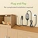BN-LINK Digital Temperature Controller Thermostat Outlet with Heating Cooling Mode, 2-Stage Outlet Thermostat Controller Plug for Reptiles Aquarium Carboy Homebrew Breeding Fermenter Seed Germination
