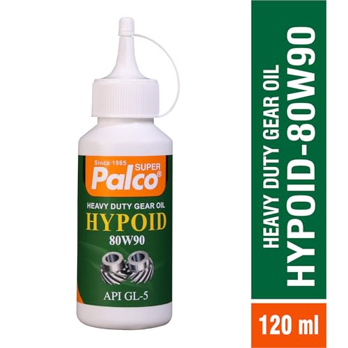 Image of PALCO 80W90 Heavy Duty Hypoid Gear Oil 120ml (Pack of 4) Premium API GL-5 Lubricant for Differential Rear Axles Gear Boxes Bike Motorcycle & Off-Highway Equipment Ensuring Smooth & Efficient Operation
