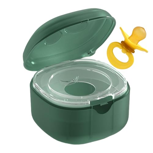 Aufbewahrung von Schnullerbehältern - Schnullerbehälterdose - Universelle tragbare stilvolle Schnullertasche Abdeckung Schnullerbehälter Aufbewahrung für Schnullerzubehör