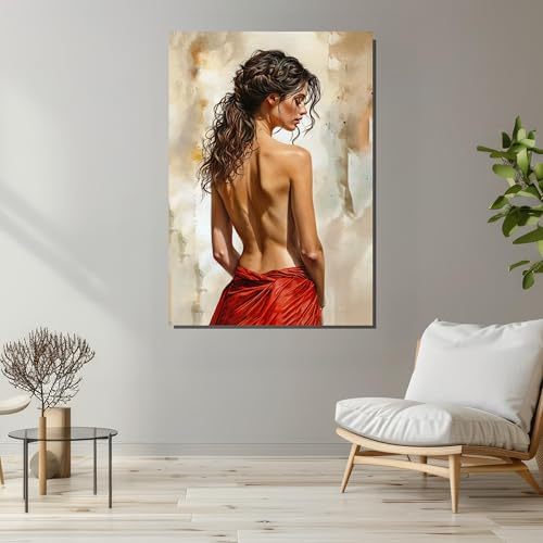 Art féminin réaliste en affiche élégante pour une décoration murale de chambre