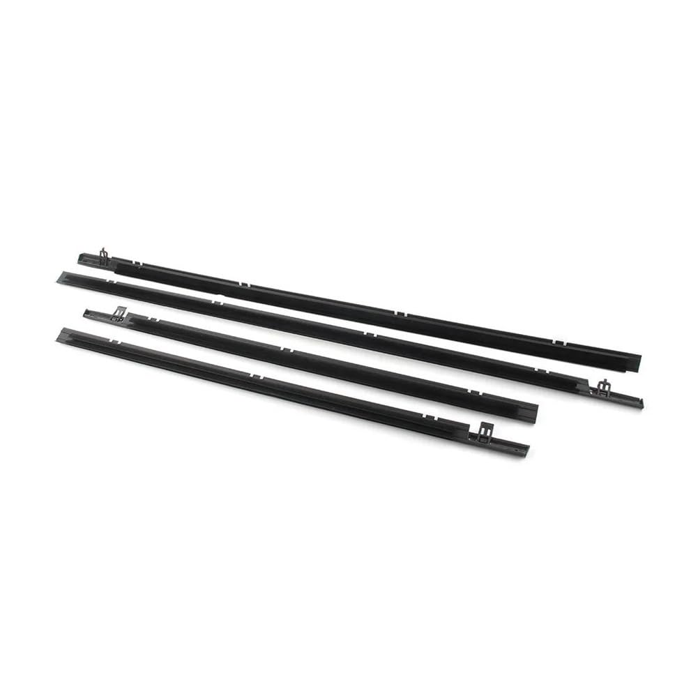 Sealing Strip 4PCS Outer Windows Rubber Weatherstrip Molding Strip Window Belt Moulding Trim for Honda for Spirior for Accord 2009-2014