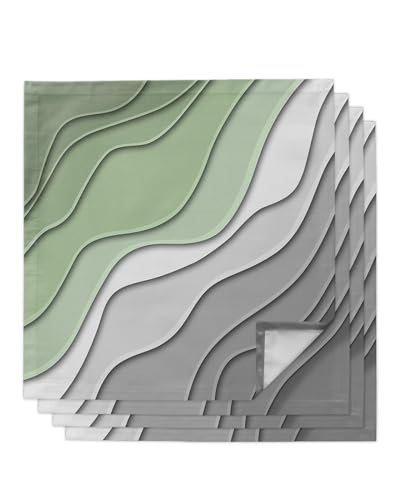 Servilletas de Tela Pack de 4 20x20 Pulgadas Verde Salvia miniatura 1