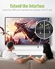 Cable Extensor HDMI 8K 1FT, Extensor HDMI Macho a Hembra, 48Gbps | Adaptador de Cable HDMI 2.1, Compatible con 8K@60Hz / 4K@120Hz, 3D, UHD, Compatible con Fire TV Stick, HDTV, Monitor, Proyector, Laptop 4