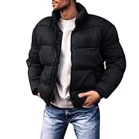 Genérico Abrigo Hombre Invierno Acolchada Chaquetas De Plumas Hombre Chaqueta Polar Invierno Mangas Largas Solapa Jersey Elegante Ropa Hombre Invierno Mis Pedidos Realizados negro XL25206