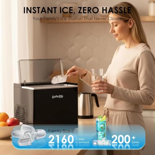 Máquina Fabricadora de Hielo de 26 lbs para Encimera miniatura 4