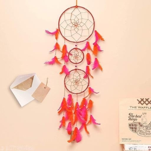 Mehruna Dream Catchers Wall Hangings for Home Decor Bedroom Livingroom Balcony Car 80 x 17 x 1 cm