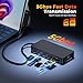 Surface Docking Station Triple Displays Dual HDMI + VGA with Power Adapter,12 in 1 Surface Dock 2 for Microsoft Surface Pro 12/11/10/9/8/X/7/6/5/4/3,Surface Laptop 7/6/5/4/3/2/1,Surface Book Go