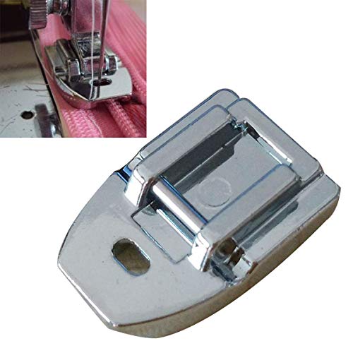 CKPSMS Marque : CY-7306A 1 pied presseur invisible pour fermeture éclair à tige basse pour Singer, Brother, Babylock, Euro-Pro, Janome, Kenmore, White, Juki, New Home, Simplicity+