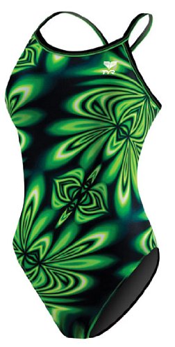 TYR Youth Maniac Diamondback avec coupe ergonomique et dos ouvert pour la liberté de mouvement