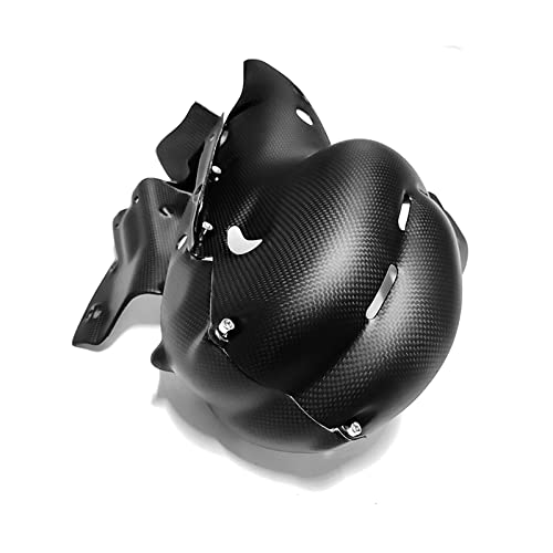 Fibra de carbono real para Ducati Panigale V4 protector térmico escape 6