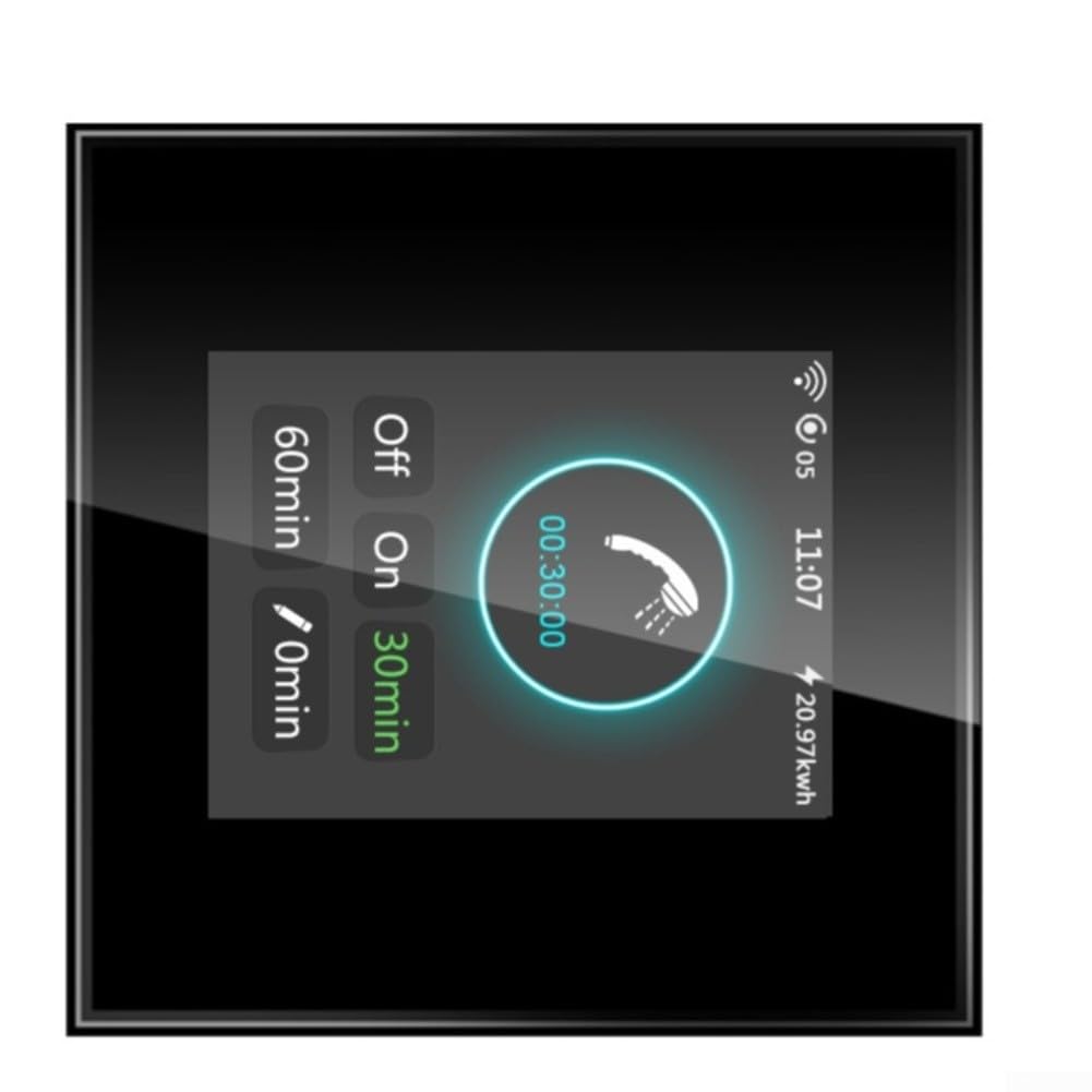 Interruptor para inteligente para calentador 20A App para tuya(White WiFi)