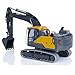 wheelfun 1:14 Double E RC Excavator Model for E010 EC160E Full Alloy Metal RC Engineering Digger Vehicle Motor ESC Servo Light