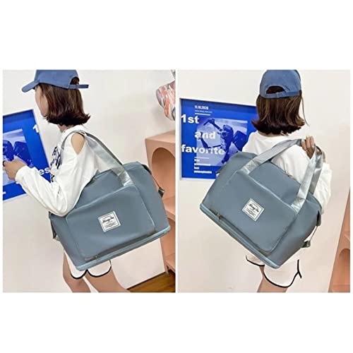 Hyranect Bolsa De Viagem Dobrável E Expansível Repelente De Água Seco (Rosa)