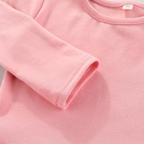 Qiylii Toddler Baby Girls Solid Color A-line Tutu Dress Long Sleeve Cotton Playwear Dresses Fall Winter Outfits4