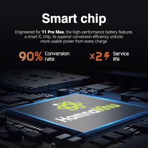 Batterie iPhone 11 Pro Max 6800 mAh de qualité supérieure - 3