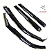 4Pcs Window Rain Guards Front/Rear Window Deflectors Wind Sun Rain Guards Window Visor Shades Black Car Window Vent Visors Compatible with for G-rand Cherokee 2022-2025