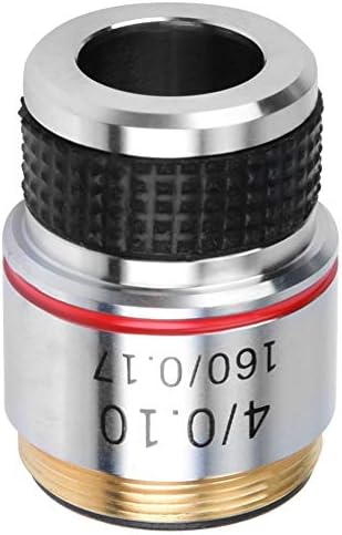4X 185 Biological Microscope Achromatic Objective Lens 160/0.17 for Optical Instruments Conversion Objective Lens
