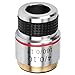 Microscope Lens,4X 185 Biological Microscope Achromatic Objectives Lens 160mm / 6.3inch 5×5×5cm Eliminate Unwanted Reflections