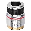 Microscope Lens,4X 185 Biological Microscope Achromatic Objectives Lens 160mm / 6.3inch 555cm Eliminate Unwanted Reflections