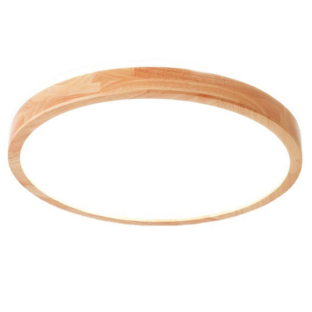 Plafonnier en bois et LED variable : créez un cocon doux dans la chambre