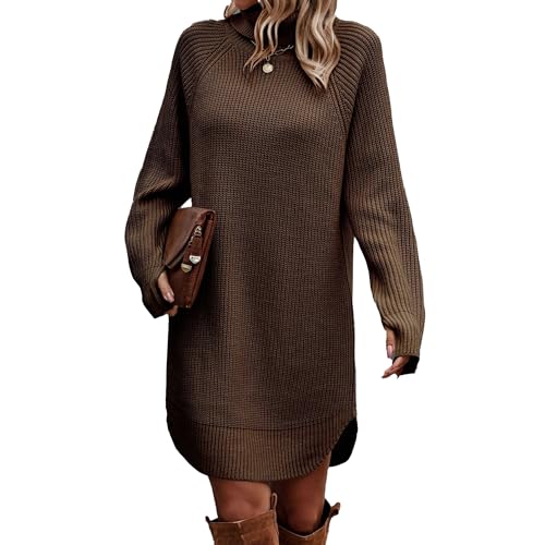 Robe pull col roulé confortable taille XL pour sublimer les courbes sans serrer