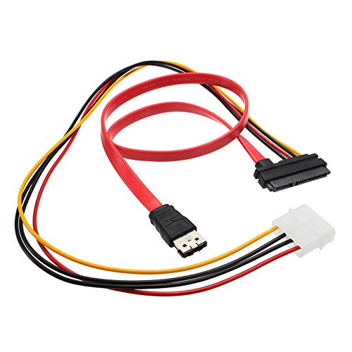 TickSmile 7+15 22pin SATA Interface To ESATA Port Large 4Pin Power Interface Conversion Cable