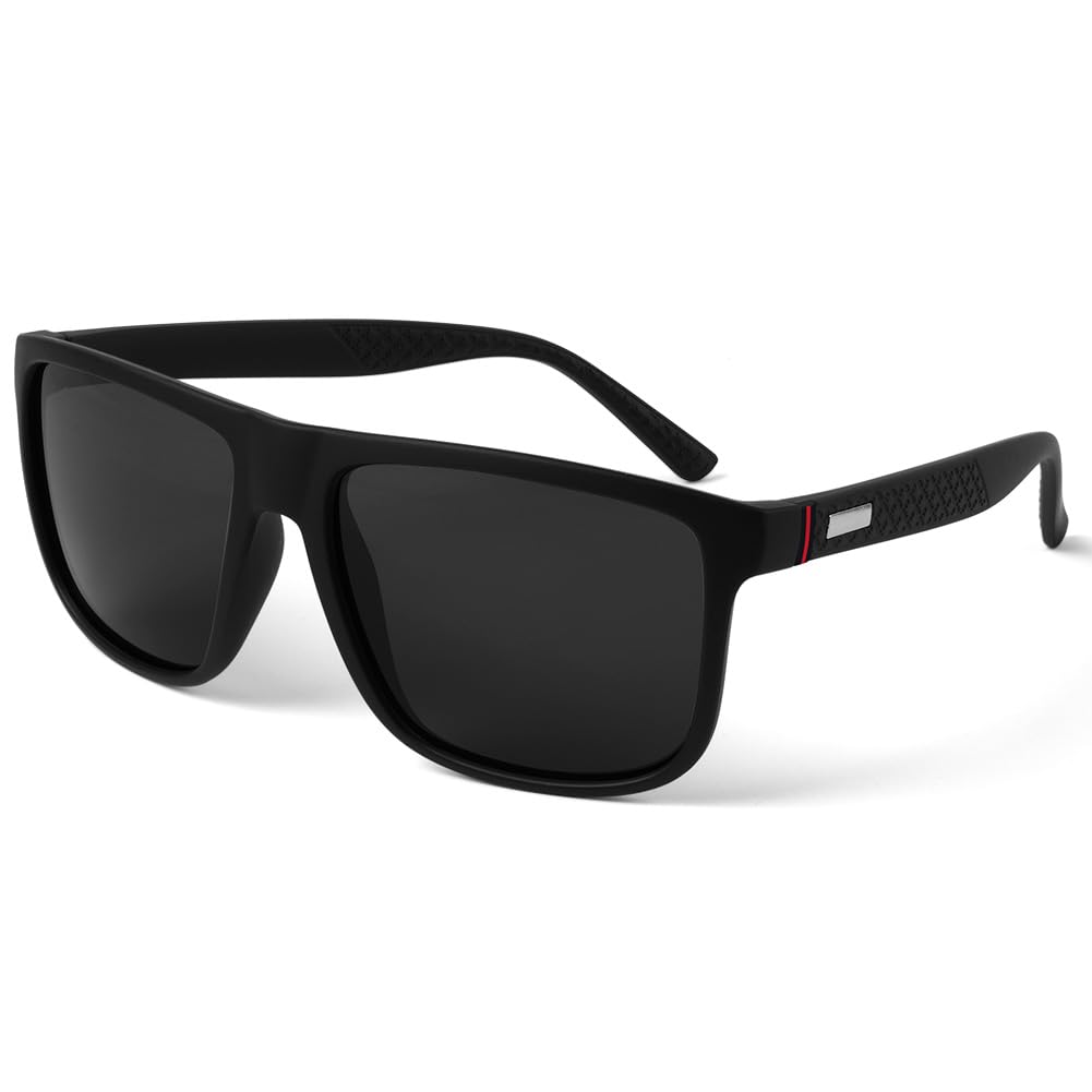 AUYAO Gafas de sol Hombre, Gafas de sol Deportivas, Gafas de sol Hombre Polarizadas para Conducir Pesca Golf Aire Libre Viajes Senderismo