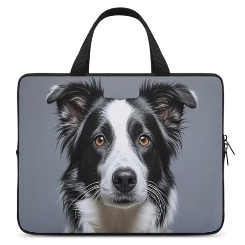 Housse Border Collie 15 pouces contre les rayures d'ordinateur et de tablette
