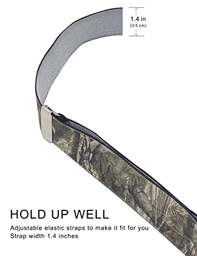 Men's Suspenders With Swivel Hooks And Adjustable Braces, Suitable For Heavy Duty, Big And Tall, Black (Camouflage) #TOP2