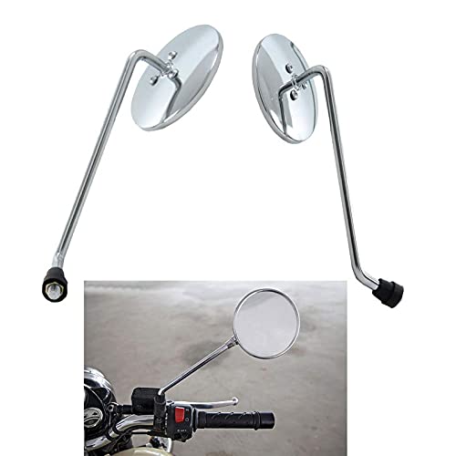 See full amazon price history chart for NEW RIDER Bike 137 Handlebar Rear View Mirror Round shape End Adjustable Rotatable Stylish Handle bar Side Mirror Set of 2 PCs Chrome For Yamaha RX 100 NEW RIDER Bike 137 Handlebar Rear View Mirror Round shape End Adjustable Rotatable Stylish Handle bar Side Mirror Set of 2 PCs Chrome For Yamaha RX 100 (B07QMFNZBW) Amazon Price History, Amazon Price Tracker