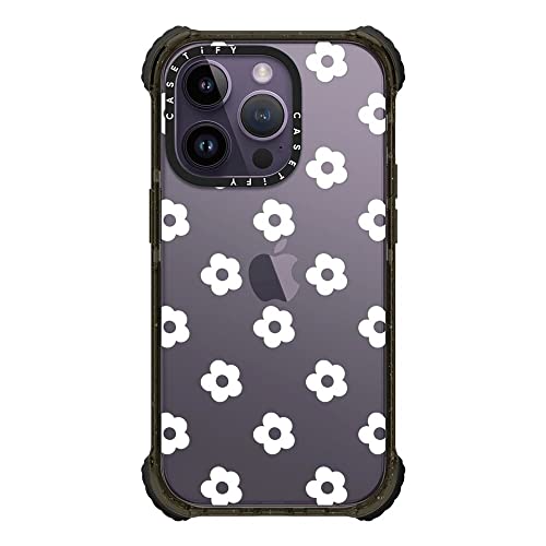 Coque iPhone 14 Pro antichoc CASETiFY Ditsy Daisies protection renforcée écran et objectif