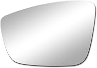 Vista 1 de BOOLEE Espejo retrovisor lateral de cristal - Reemplazo para lado del conductor izquierdo para Volkswagen Beetle 2012-2019, Jetta 2011-2018, Passat
