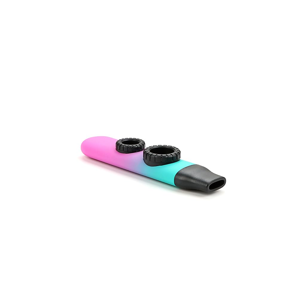 Alnicov Double Hole Kazoo Adjustable Tone Kazoos with Flute Diaphragms and Lanyards for Guitar Ukulele Violin Piano - Image 3