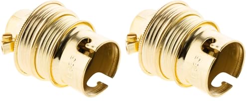 Douille B22 acier laitonné double bague - Zenitech