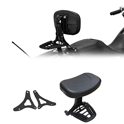 Dossier Noir Réglable Passager et Conducteur pour Harley Touring 2014-2020