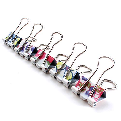 Z Zicome Cute Small Colorful Binder Clips, 3/4-Inch, 50 Pack #TOP1