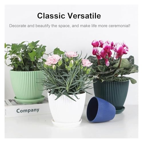 Pots de fleurs en résine durable jardinière décorative de salon - 7