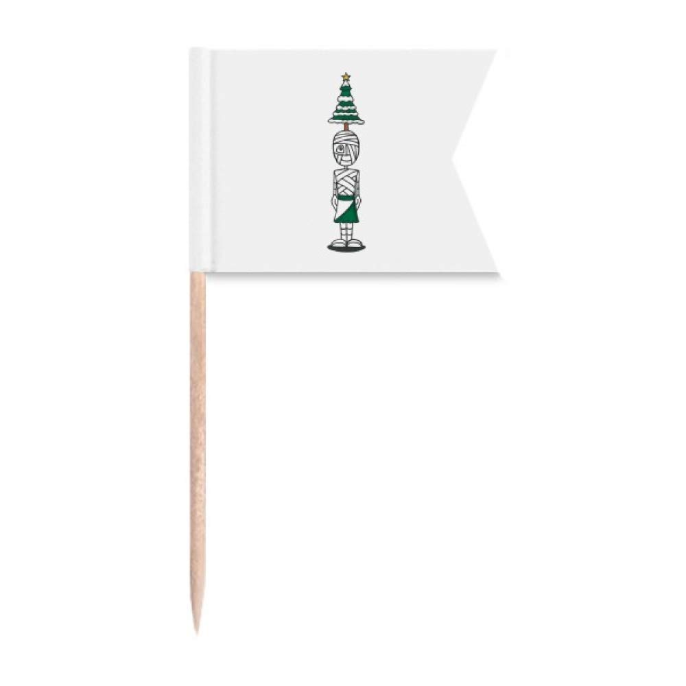 Cure-dents Drapeaux Égypte Horus Arbre 01 au Visuel Recto Verso