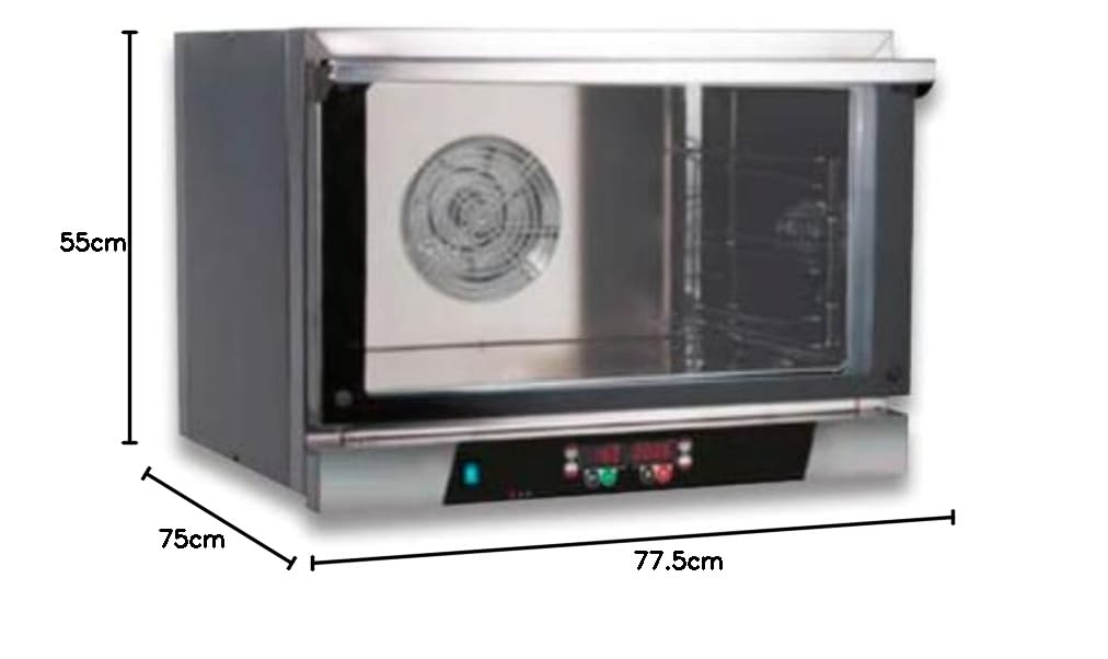 MBH - MBH - Four à pain professionnel 3 plateaux 600x400. Four de boulangerie industriel.