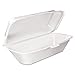 DART 99Ht1r Foam Hoagie Container With Removable Lid 9-4/5X5-3/10X3-3/10 White 125/Bag (Dcc99ht1r)