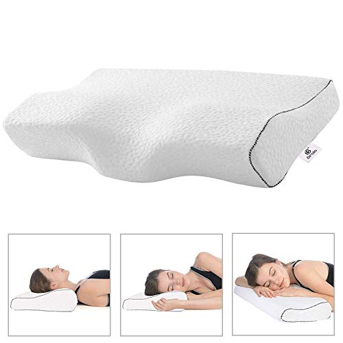 birola Posture Pillows for Sleeping,Cervical Pillow for Neck Pain Pressure Relief,Ergonomic Contour Memory