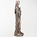 Veronese Design 6 1/8 inch Our Lady of Lourdes Cold Cast Resin Bronze Finish Religious Sculpture